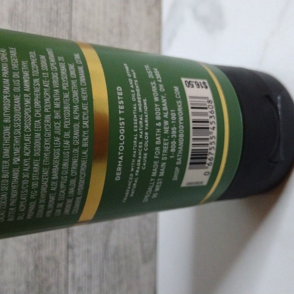 Bath & Body Works Aromatherapy Stress Relief Eucalyptus+Spearmint Body Cream NWT - Picture 6 of 7